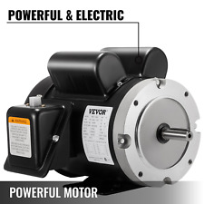 VEVOR 1.5HP Electric Motor, 3450rpm Reversible Single Phase 56C Frame Air Compre picture