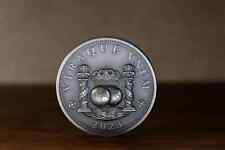 2023 2 oz Silver Mexican Columnario Antiqued Ultra High Relief Medal picture