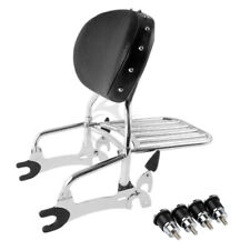 Chrome Backrest Sissy Bar w/ Mounting Spools Fit For Indian Chieftain 2014-2022 picture