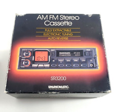 SPARKOMATIC Vintage Complete Car Stereo System Cassette Player- SR3200 -New picture
