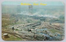 Bethlehem Pennsylvania, Bethlehem Steel Plant Aerial View, Vintage Postcard picture