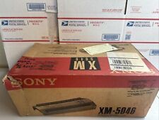 Old School Vintage SONY XM-5046 4Chan POWER AMPLIFIER Open Box picture