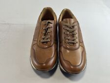 Mens Bacco Bucci Tan Leather Casual Berelli Shoes Size 10D NEW picture