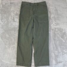 Vintage Tommy Hilfiger Pants Mens 34x30 Green Military Style Skater Y2K Utility picture