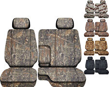 Camouflage seat covers Fits 1989 to 1994 Toyota Pickup 60/40 bench with armrest picture