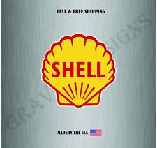 Shell Motor Oil Logo Vinyl Sticker Decal Car Truck Bumper Window Water Resistant picture