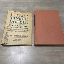 Private Yankee Doodle by Joseph Plumb Martin RARE Vintage 1st Edition 1962 picture
