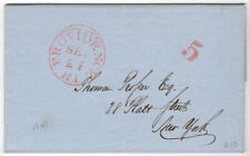 1848 US merchant letter PROVIDENCE Thurston Gleason Co to NEW YORK Thomas Perkin picture