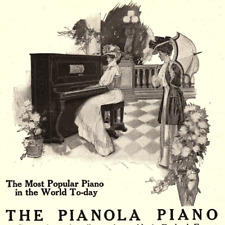 1907 THE PIANOLA PIANO THE AEOLIAN CO NEW YORK TIFFANY & CO PRINT AD Z2525 picture