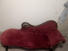 LATE 1800s ANTIQUE VICTORIAN FAINTING COUCH picture