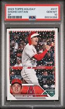 2023 Topps Holiday - #H17 Shohei Ohtani SP Santa Hat PSA 10 picture
