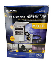 Open Box Reliance 8000-Watt 6-Circuit 30A Generator Transfer Switch Kit 306LRK picture