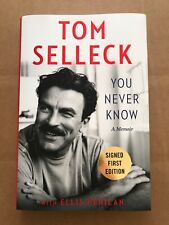 Tom Selleck SIGNED BOOK You Never Know A Memoir 1ST EDITION Hardcover In Hand picture