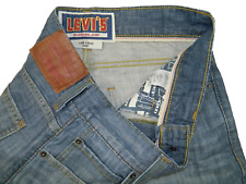 Levi's 549 Low Loose Premium Denim Blue Jeans Tag 32x30 measured Size 33x30 RARE picture