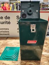 VINTAGE COLEMAN LANTERN METAL GREEN CARRYING CASE FOR 200/242/247/321/335 NOS picture