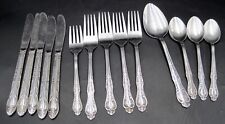 14 Pieces Vintage National Medford Stainless Steel Flatware picture