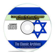 Learn How To Speak Hebrew, Fast & Easy Foreign Language Training Course, CD D98 picture