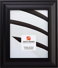 21834700BK 8 by 10-Inch Picture Frame, Smooth Wrap Finish, 2-Inch picture
