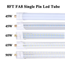 T8 8FT Led Tube Light Bulbs FA8 Single Pin 45W 65W 90W 8 Foot Led Shop Lights picture