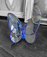 Baccarat Papillon Lucky Butterfly Blue No Box picture