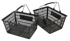 NEW Shopping Basket Set set of 2 black picture