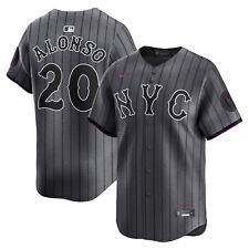Men's New York Mets Pete Alonso Graphite 2024 City Connect Jersey picture