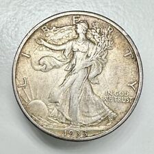 1933-S Walking Liberty Half Dollar Extremely Fine XF+ FANTASTIC EXAMPLE COIN picture