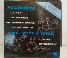 Vintage 1958 Vocabulary Key To Success Vinyl Record LP Set of 5. Dr Bergen Evans picture