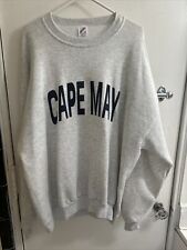 Vintage 90's JERZEES Cape May New Jersey Sweatshirt MENS 2XL  picture