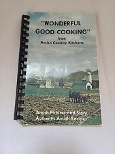 Cookbook Wonderful Good Cooking Amish Country Kitchens Photos Story Vintage PB picture