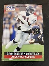 Deion Sanders 1991 Pro Set Football NFL Card #98 Deion Sanders Falcons picture