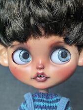 New Custom OOAK Blythe Doll - Rare Brown Boy Blythe  by Me Inst and Etsy artist picture