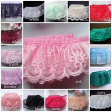  Ruffle Lace Trim 2 inch wide price per yard select color picture