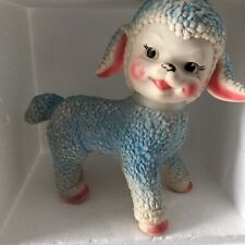 Vintage Rubber Lamb rolling Toy 1961 picture