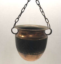 Vintage Hanging Copper Pot From Chile ~ Vintage Chilean Souvenir Copper Pot picture