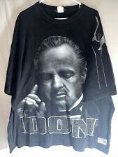 Rare VTG The Godfather Don Vito Corleone 2006 Video Game Promo T Shirt Size XXL picture