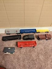Lionel Train 027 Gauge Train Cart Lot Of 7 With Station House picture