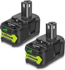 2 PACK 18 Volt 6.5AH High Capacity Lithium Battery for Ryobi 18V Battery picture