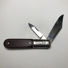Vintage Barlow Imperial Ireland 2-Blade Pocket Knife FRAM on Blade 2.5” - 519 picture