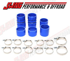 99.5-03 7.3L Powerstroke Diesel Blue CAC Intercooler Boot & Clamp Upgrade Kit picture