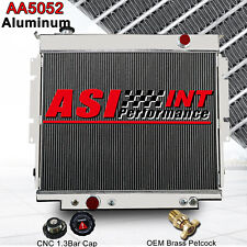 4 Rows Aluminum Radiator For 1983-1996 Ford F150 F250 F350 6.9 7.3L V8 Diesel picture