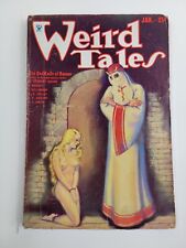 Weird Tales Pulp Magazine January 1934 Margaret Brundage Hooded Menace GGA Cover picture