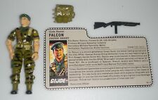 1987 Vintage GI Joe ARAH Falcon 3.75 Figure Accessories File Card *Near Complete picture