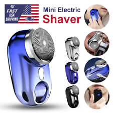 Mini Portable Electric Razor for Men USB Rechargeable Shaver Beard Trimmer Gifts picture