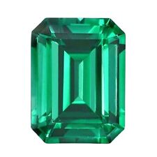 Emerald Octagon Cut Loose Gemstone 12x10mm Flawless Loose Gemstone 5 Cts picture