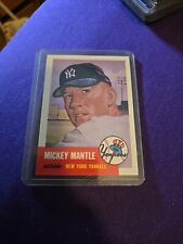 1953 Topps #82 - Mickey Mantle HOF  picture