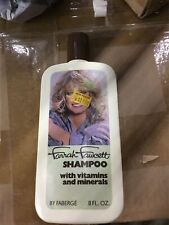Vintage1970s Farrah Fawcett Shampoo Bottle 8 Oz. Faberge Rare Printed Back picture