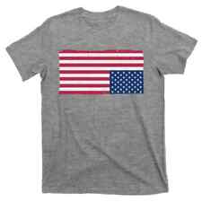 Upside Down American Flag Vintage T-Shirt picture