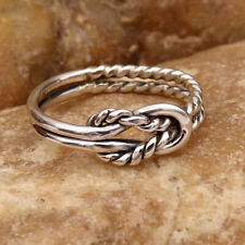 Band Ring Vintage 925 Sterling Silver Band& Statement Handmade Ring HM2745 picture