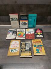 Vintage Lot Of 12 Paperback Books 1960s/70s Religious, Psychology  Ect  picture